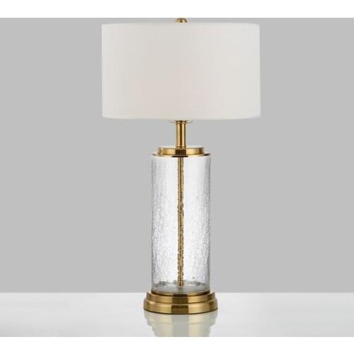 Modern Art Cracked Texture Glass Table Lamps for Living room Bedroom Desk Lamps for Bedroom Nordic Table Lights