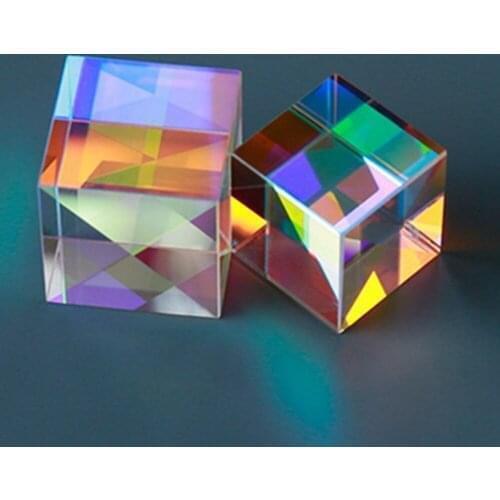 Glass triangular right angle prism 23*23*23mm cube lens