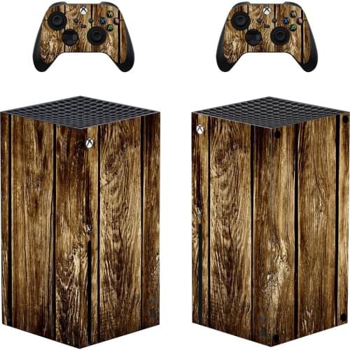 Logs Style Xbox Series X Skin Sticker for Console & 2 Controllers Decal Vinyl Protective Skins Style 8