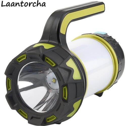 High power led flashlights 6 Switch Mode Ultra Bright Torch USB Rechargeable Powerful flashlight Outdoor Hangable Camping Light