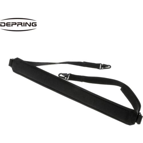 Tactical Two Point Padded Rifle Shotgun Shoulder Sling Strap Adjustable Airsoft Nylon Webbing Heavy Duty Bungee Belt Gun Sling