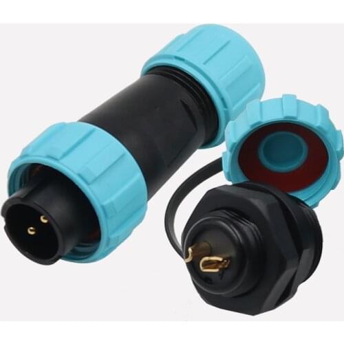 TS13 TS17 Water Proof Aviation Plug Screw Socket Industrial Connector IP68