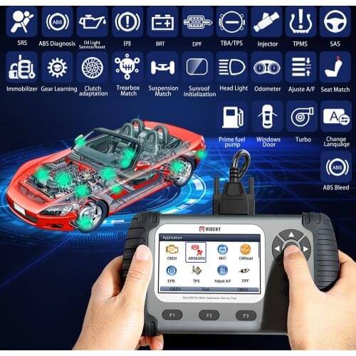 VIDENT IAuto702 Pro 702Pro OBD2 ABS SRS Car Diagnostic Tool