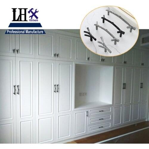 YP309 3 Color Branch Handle Cabinet Door Handle Drawer Handle Woodworking Handmade Hardware Accessories DIY h