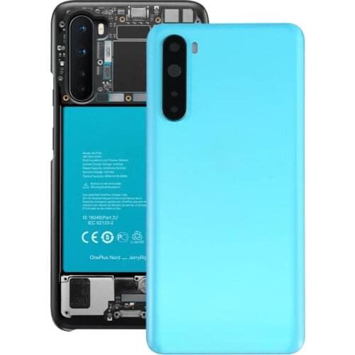 Battery Back Cover with Camera Lens Cover for OnePlus Nord