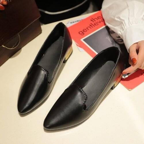 Female Pumps Nude Shallow Mouth Women Shoes Fashion Office Work Wedding Party Shoes Ladies Low Heel Shoes Woman Autumn U14-57