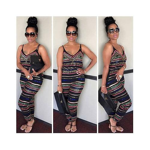 Summer Fashion Camis Style Long Sexy Neck Off Shoulder High Waisted Women Rompers boho jumpsuit