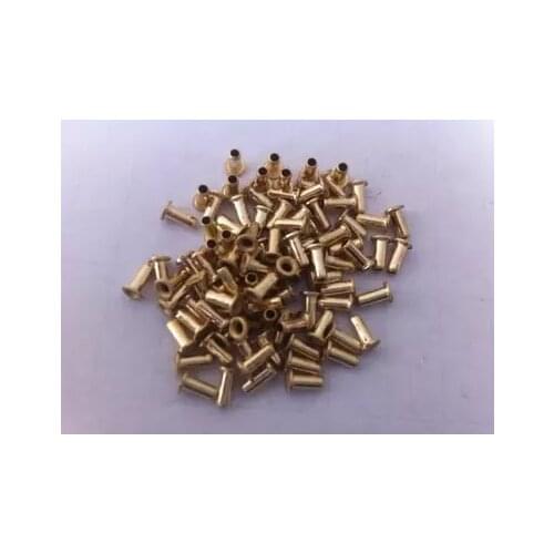 100pcs PCB Brass Rivets Electronic Prototype 0.9 mm x 3.0 mm Free shipping