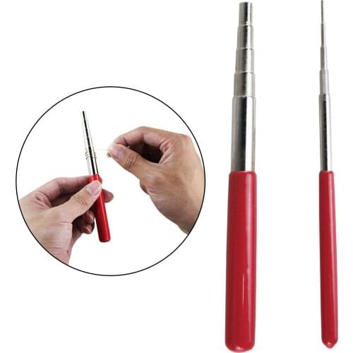2x Steel Wire Looping Rods Rustproof Rubber Handle Jewelry Making Crafting Jump Ring Mandrel Make Loops Molding Wrapping Stick
