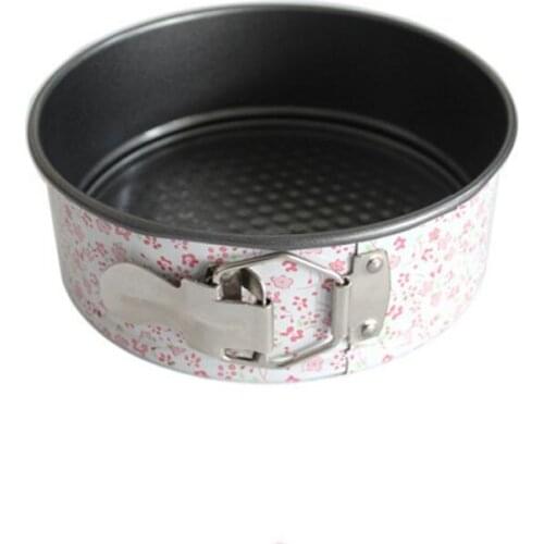 3 Piece Non-Stick Metal Bake Mould Removable Bottom Heart Round Cake Pan Bakeware Carbon Steel Cake Mold Kitchen Accessories
