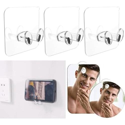 Men Drillless Razor Holder Storage Rack Wall Shaver Bathroom Shelf Razor Shelf Bathroom Accessories 5PCS