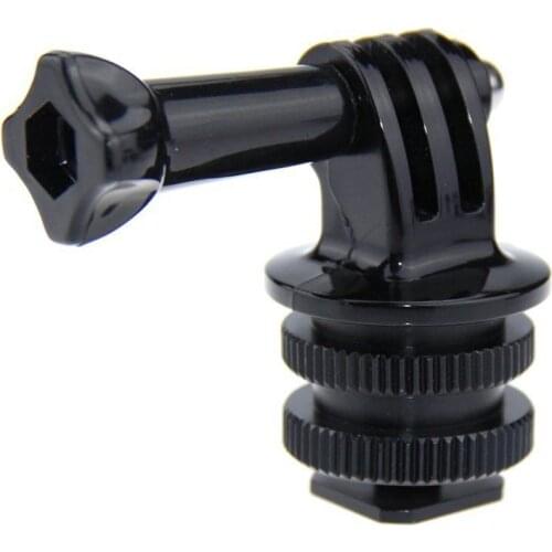 1/4" Hot Shoe Adaptor with Tripod Mount Screws fr Gopro Hero 1 2 3 3+ & 4 Camera