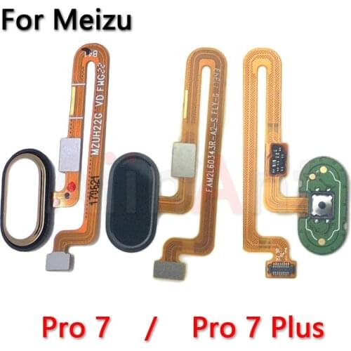 Aiinant Original Home Key Button Touch ID Fingerprint Sensor Flex Cable For Meizu Pro7 Pro 7 Plus Home Flex