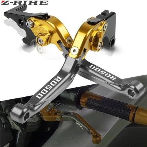Motorcycle Accessories CNC Aluminum Adjustable Folding Extendable Brake Clutch Levers For YAMAHA RD500 RD 500 1984 1987 1986