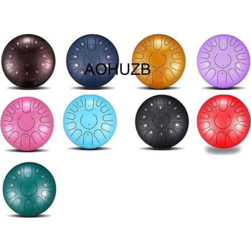 6 Inch Children Fidget Toy Ethereal Worry Free Steel Tongue Worry Free Percussion Instrument Player Disc Shelf Drum Party Gift