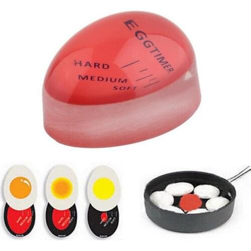 Hot Selling Environmentally Egg Timer Indicator Soft-Boiled Display Egg Cooked Degree Mini Egg Boiler Home Kitchen Timer