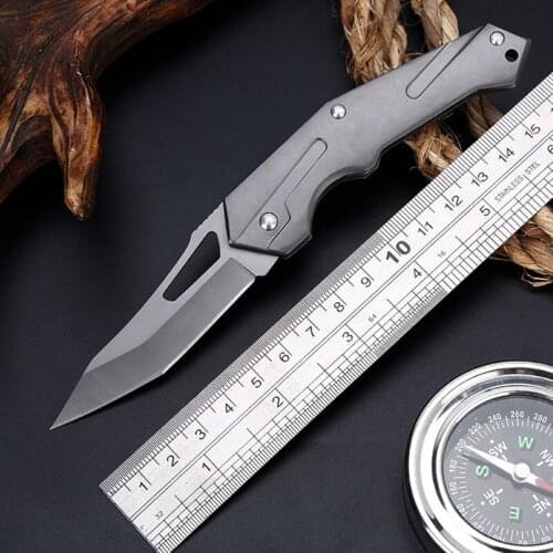 MDZD17 Tactical High Hardness Folding Knife Field Survival Multifunction Knife Portable Pocket Knifes