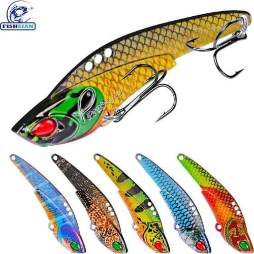 FISHSIAN Metal Jig 2020 Fishing Lure Weights 22g Bass Fishing Tackle Bait Jigging Trolling Saltwater Fake Fish Isca Artificial