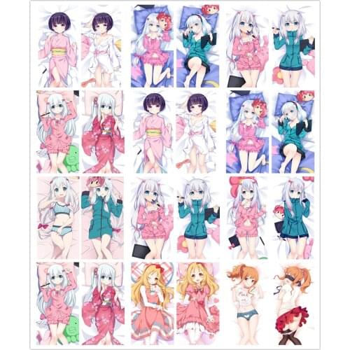 Mxdfafa Japanese Anime Eromanga Sensei Izumi Sagiri Dakimakura Sexy Hugging Body Pillow Cover Otaku Decorative Pillowcases