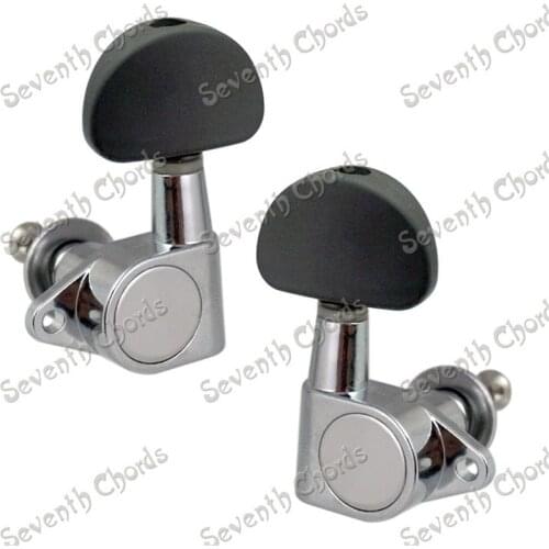A Set Chrome Guitar String Tuning Peg Tuners Machine Heads for Electric Acoustic Guitar accessories parts Musical instrument