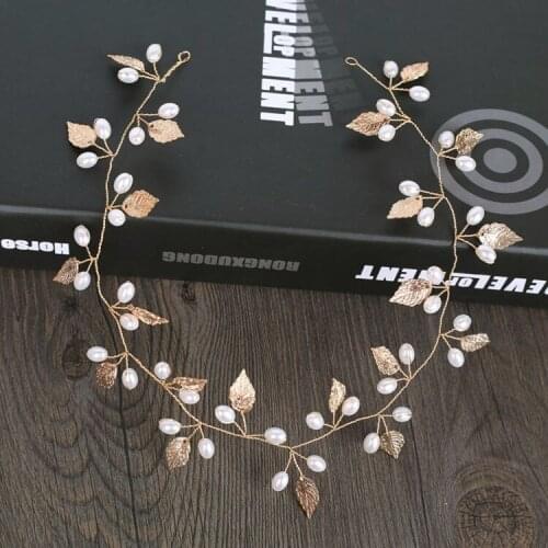 New Vintage Faux Crystal Pearl Tiara Bridal Headband Wedding Hair Accessories Free Shipping