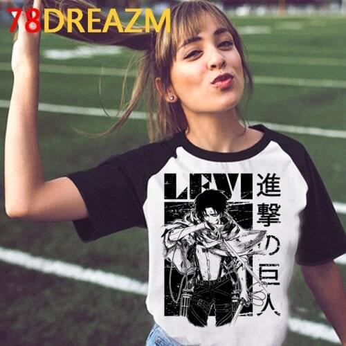 Attack on Titan Titans Attack t shirt women harajuku kawaii kawaii plus size harajuku summer top graphic tees women