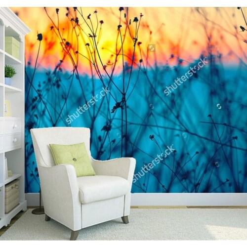 Custom natural scenery wallpaper,Dried flower,photo mural for living room bedroom background wall waterproof wallpaper
