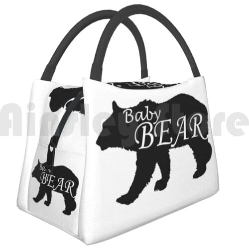 Portable Insulation Bag Baby Bear Bear Grizly Baby Bear Child Family