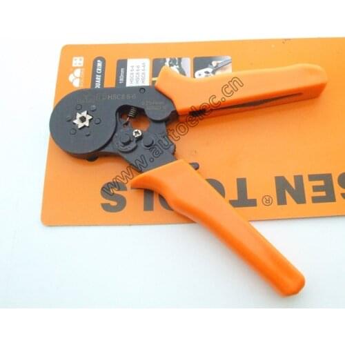 HSC8 6-6/B Self-adjusting Crimping Plier for Cable End Sleeves Ferrules crimping tools hands pliers 0.25-6mm