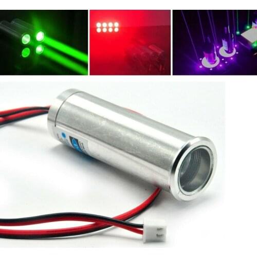 405nm 532nm 650nm Fat Dot Beam 50mW/100mW/250mW Violet/Green/Red Laser LED Stage Light Bar Party