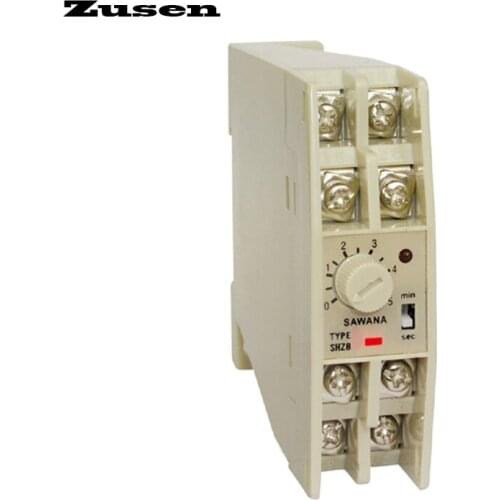Zusen SHZ8 super-thin time relay DC12V/24V/36V/AC110V/220V/380V/415V