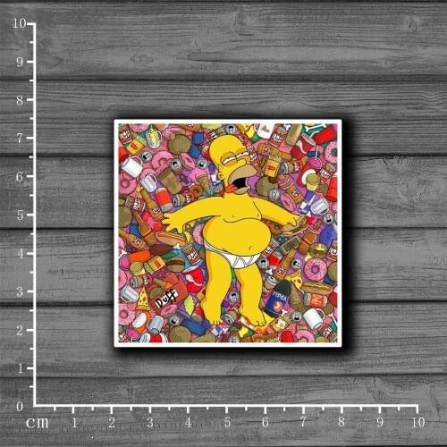 I am so hungry For Children Anime Funny Cartoon Laptop Stickers Home Decor Wall Car Skateboard Sticker Kids Toys[Single]