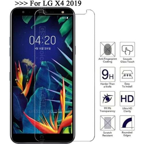 Tempered Glass For LG X4 2019 Glass Screen Protector 9H Premium For LG X4 2019 Protective Film