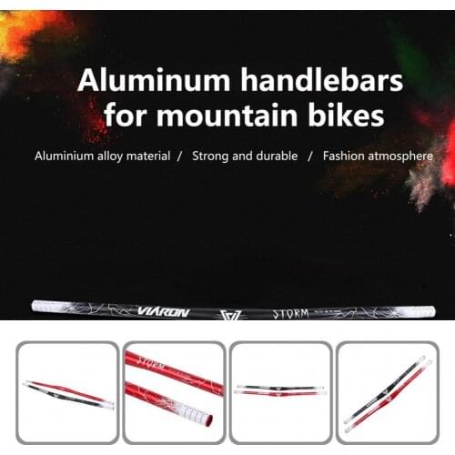 Hard Texture Aluminium Alloy Hard Anti-wear Racing Flat Handles Bar for Bicycles