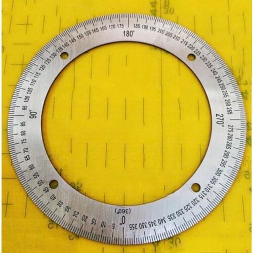 1pcs. outer diameter:130mm 360 degree dial Steel disc