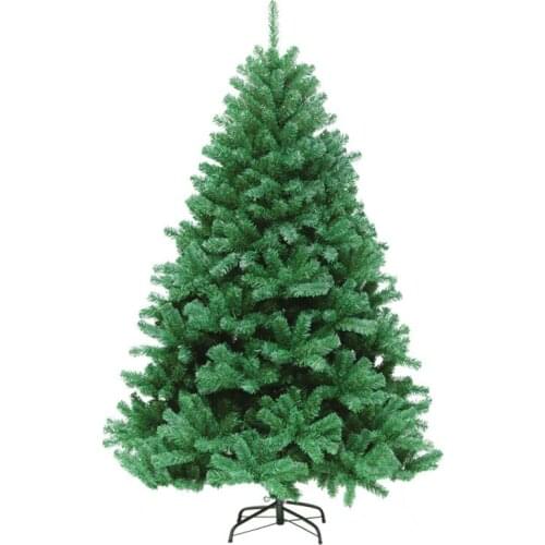 2021 Christmas Decorations Pvc Christmas Tree Hotel store Xmas Artificial Tree Decoration green thick leaves Gift for festival