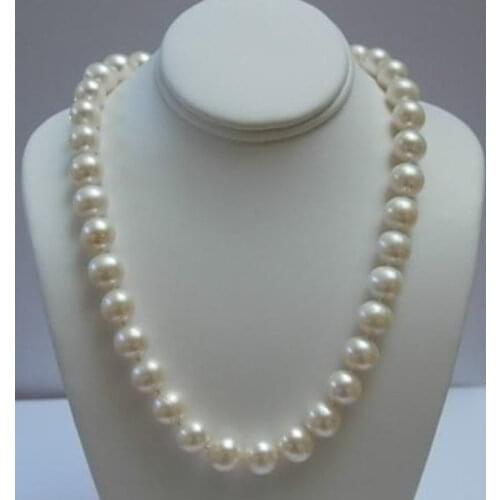 AAAA+ ELEGANT 11-12 MM WHITE AKOYA PEARL NECKLACE earring gift