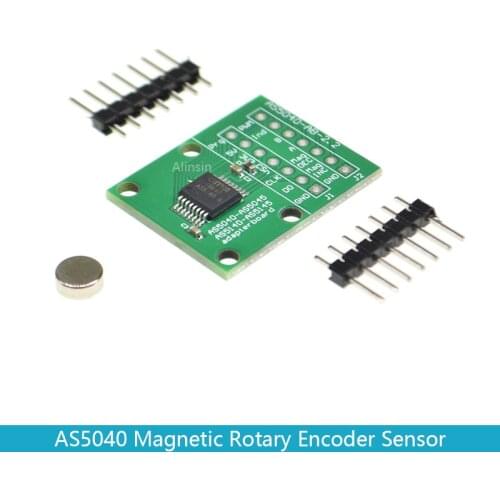 AS5040-ASST AS5040 Programmable contactless magnetic rotary encoder sensor module replaces optical encoder