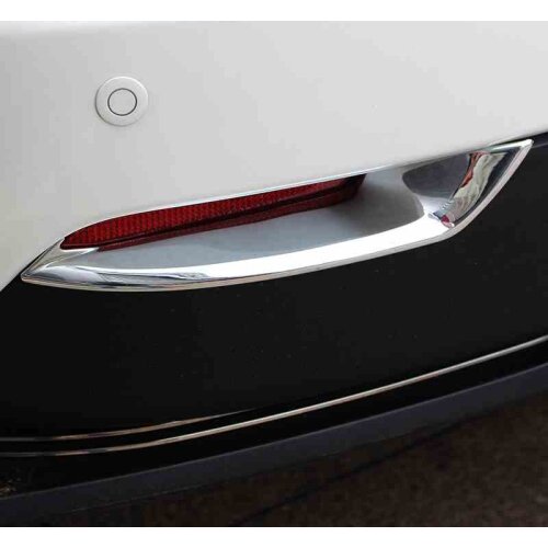 For Lexus NX 200t 300h 2015 2016 2017 Chrome Rear Reflector Fog Light Foglight Lamp Cover Trim Molding Accessories