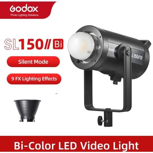 Godox SL150II Bi 150W 2800-6500K Bi-Color LED Video Light for Live Photography