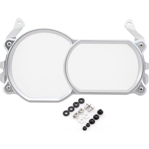 Chrome Motorcycle Headlight Guard Protector W/ Aluminum Bracket For BMW R1200GS R1250GS LC R 1200 GS R 1200GS LC 2014-2018