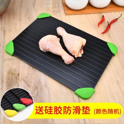 Fast Defrosting Tray for Food Thawing Plate Defrost Meat Fish in Minutes The Safety Way Defrosting Meat Tray Kitchen Tool