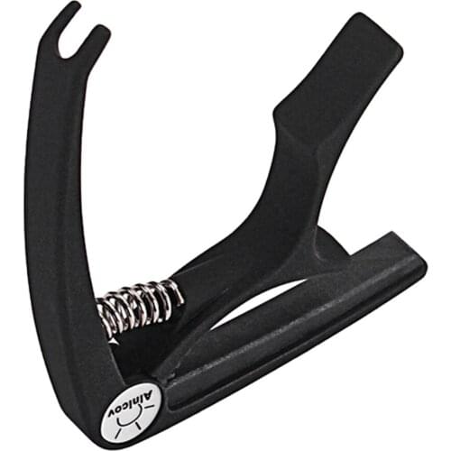 Metal Guitar Capo Key Clamp with Bridge Pin Remover for Guitar Players Musical Gift