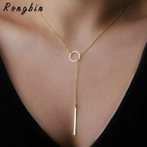 Fashion Casual Personality Infinity Cross Lariat Pendant Gold Color and silver Color Chokers Necklace women jewelry