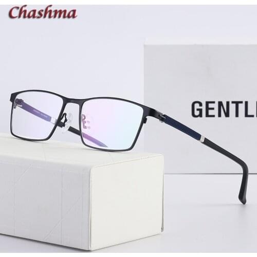Anti Blue Ray Frame Gentlemen Eyeglasses Men Optical Eyewear Alloy Titanium Prescription Glasses Blue Light Glasses