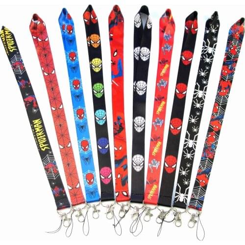 Wholesales 30 Pieces/lot Top Quality Mobile Phone Strap Cool Cartoon Keychains Neck Lanyard ID Card Badge Holder Strap