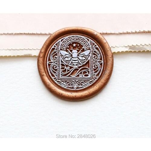 Tarot BEE Wax Seal Stamp,Spirit Animal Tarot,seal stamp kit,wedding gift,wood wax stamp,party seal, Gift for Tarot Readers