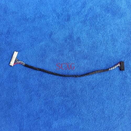Suitable for 10.2"-16.4" inch LCD panel display LVDS 30 pins (1 ch 6-bit) 1.0 mm pitch length 25 or 40 CM screen signal cable