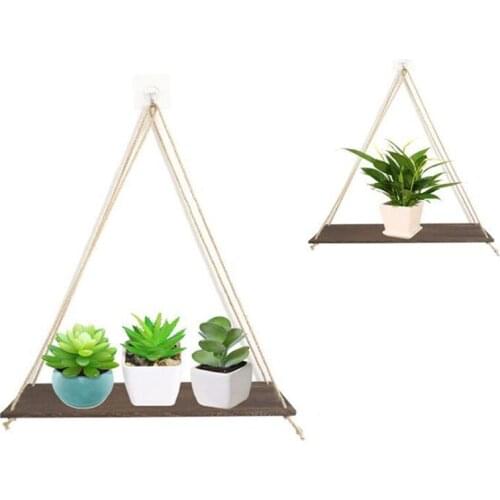 Shelf Organizer Shelves For Wall Twine Wooden Wall Shelf Rack Nordic Style Storage Rack Room Storage Swing Shelf Wall Hanging