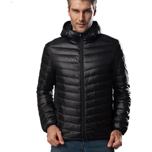 White duck down90% Super big men plus size 6XL Padded Coat Ultra keep warm Jacket Overcoat Solid Jackets Winter Coats Portable